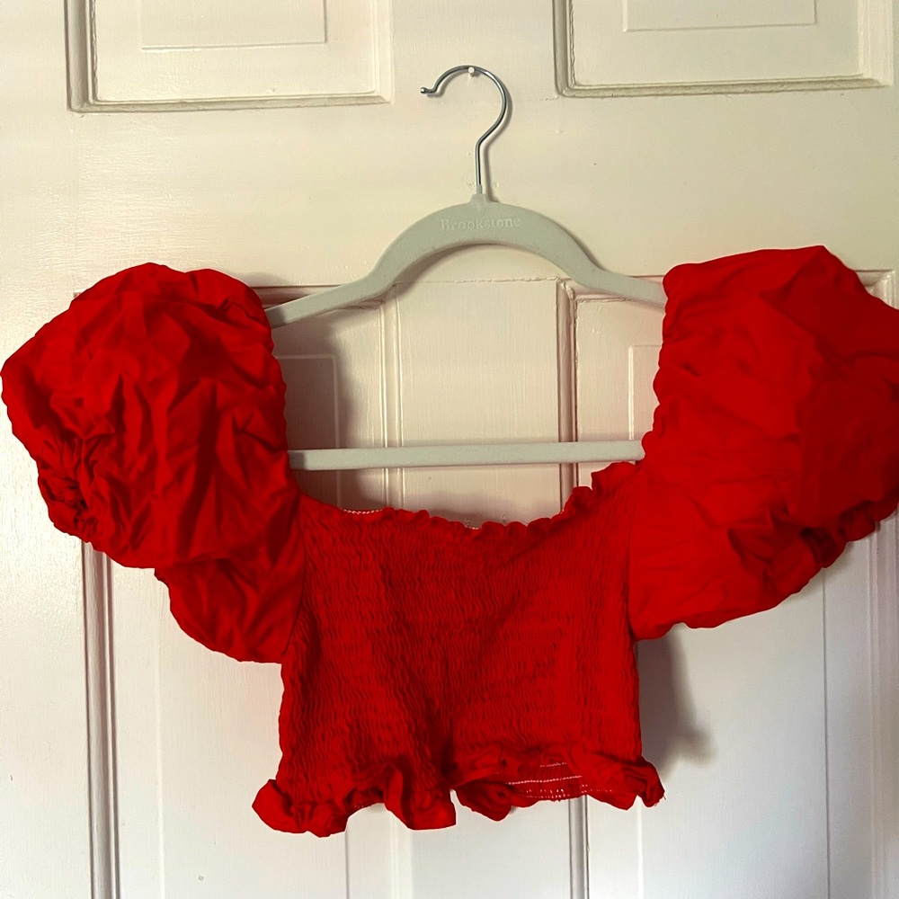Red Zara Top!